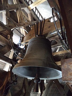 The second bourdon Marie mounted in the south belfry