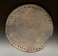 Decorated ceramic disc, Serbia