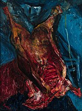 Carcass of Beef (c. 1925), oil on canvas, 53 × 32 in., Albright-Knox Art Gallery, Buffalo, New York