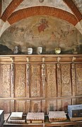 The Quatrains' cabinet (French: Cabinet des Quatrains) at the Château de Pibrac, where tradition has it that he composed his works.