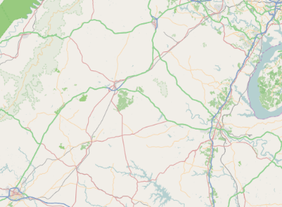 Culpeper County, Virginia is located in Charlottesville to Merrifield