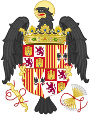 Coat of arms as queen (1474–1492)