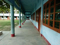 School corridor (From north angle)