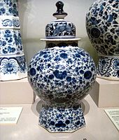Delftware in Pushkin Art Museum, Russia