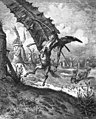 Image 20Don Quixote being struck by a windmill (1863 illustration by Gustave Doré). (from Windmill)