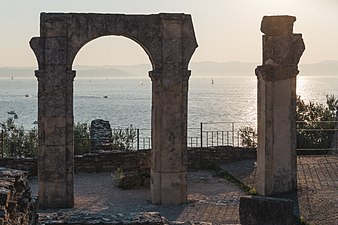 The Arco imperiale facing Lake Garda