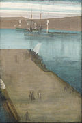 Valparaiso Harbor 1866 oil on canvas