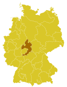 Karte Bistum Fulda