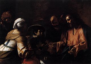 A Mother Entrusting Her Sons to Christ by Mattia Preti, c. 1635 – c. 1636