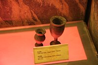 An ancient mini-jar and a goblet