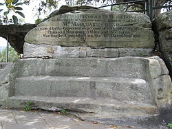 Mrs Macquarie's Chair, near the Royal Botanic Gardens, Sydney