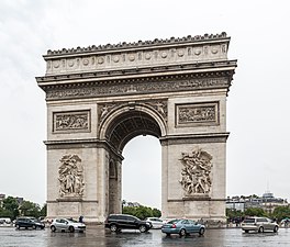 Arc de Triomphe by Jean Chalgrin (1808-1838)