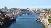 Luís I Bridge over the river Douro, connecting Porto and Vila Nova de Gaia, in the parish of Santa Marinha e São Pedro da Afurada