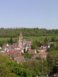 A general view of Saint-Seine-l'Abbaye