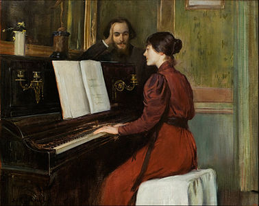 A Romance, 1894 (depicting Erik Satie and Stéphanie Nantas)