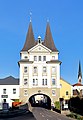 Schwanenstadt. Re-modelled late 17th–18th century gate tower