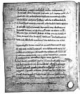 Bericht über die Eheschließung Odas mit Bolesław I. in der Chronik Thietmars von Merseburg von ca. 1018 (Faksimile).