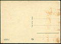 Rückseite der Ansichtskarte mit der vorderseitig handschriftlichen Nummer 31 und den rückseitigen Hinweisen auf Trinks & Co., Leipzig, "Echte Fotografie" sowie dem Markenzeichen Teco