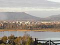 View of Valdivia from the western side of Cruces River