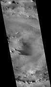 Mie Crater, as seen by CTX camera (on Mars Reconnaissance Orbiter). Viking 2 landed near Mie Crater in 1976.