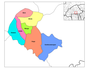 Gogo Department location in the province