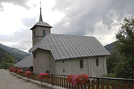 The church in Cohennoz