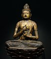 A gilt-wood statue of Vairocana Buddha, 11th-12th century