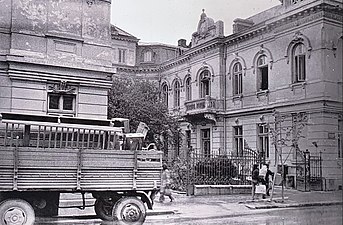 Splaiul Independenței no. 19–21, Bucharest, c.1900, demolished in the 1980s, unknown architect