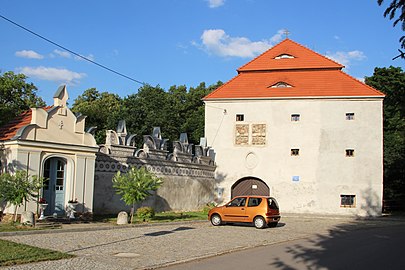 Castle in Trzebina (German: Kunzendorf), near Prudnik (owned by the Blücher family 1812–1817)