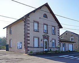 The town hall in Montessaux