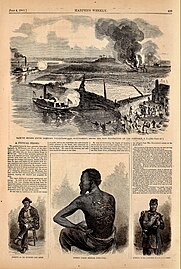 "A Typical Negro," Harper's Weekly, Vol. VII, No. 340, July 4, 1863, page 429 – Most of this issue was devoted to Theodore R. Davis images of the Battle of Vicksburg