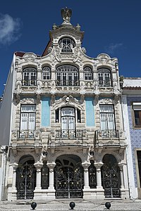 Façade of Major Pessoa Residence in Aveiro (1907–1909)[123]