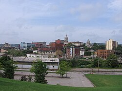 View of Butler from the Southside neighborhood