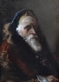Old man with diadem by Giandomenico Tiepolo