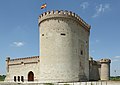 Oktober: Südseite des Castillo de Arevalo, Provinz Ávila, Spanien