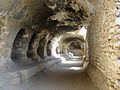 The cave system inside Takht-e Rostam
