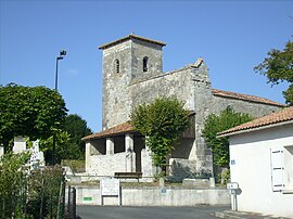 The church in Dompierre-sur-Charente