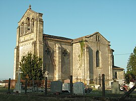 The church in Saint-Seurin-de-Prats