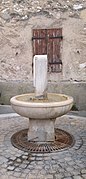Fountain in the village square of La Treille