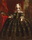 Full-length portrait of the Infanta Margarita Teresa, the Empress (1666), by Gerard Du Chateau, Kunsthistorisches Museum Vienna