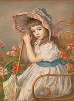 Le chapeau rose, 1890. Pastel on paper. Private collection.