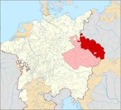 Duchies of Silesia within the Bohemian Crown and the Holy Roman Empire (1618)