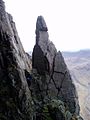 Image 60Napes Needle on Great Gable, a favourite of the early climbers (from History of Cumbria)