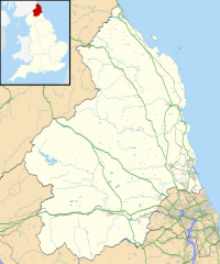 Lees Hall Roman Camp is located in Northumberland