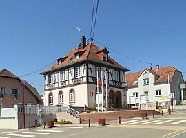 The town hall in Oberhoffen-lès-Wissembourg