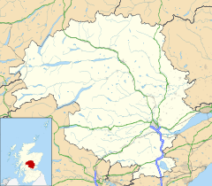 Caputh is located in Perth and Kinross