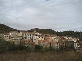 A general view of Pézilla-de-Conflent
