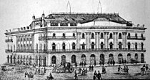 Teatro Colón, sketch.