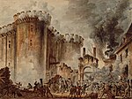 "Storming of the Bastille" by Jean-Pierre Houël