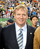 Color photograph of Roger Goodell in 2009
